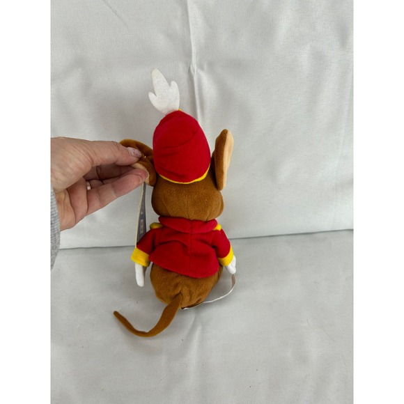 Disney Dumbo Timothy Mouse 7" Bean Bag Plush 1998 Open House Exclusive Vintage - Picture 3 of 8